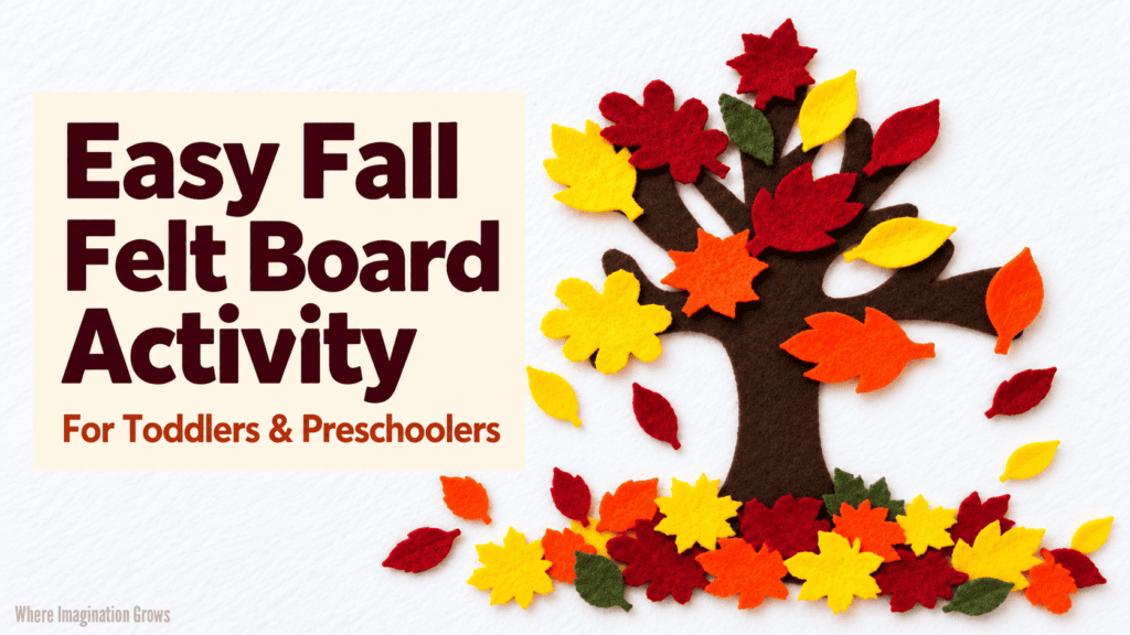 Easy Fall Felt Board Activity for Toddlers and Preschoolers