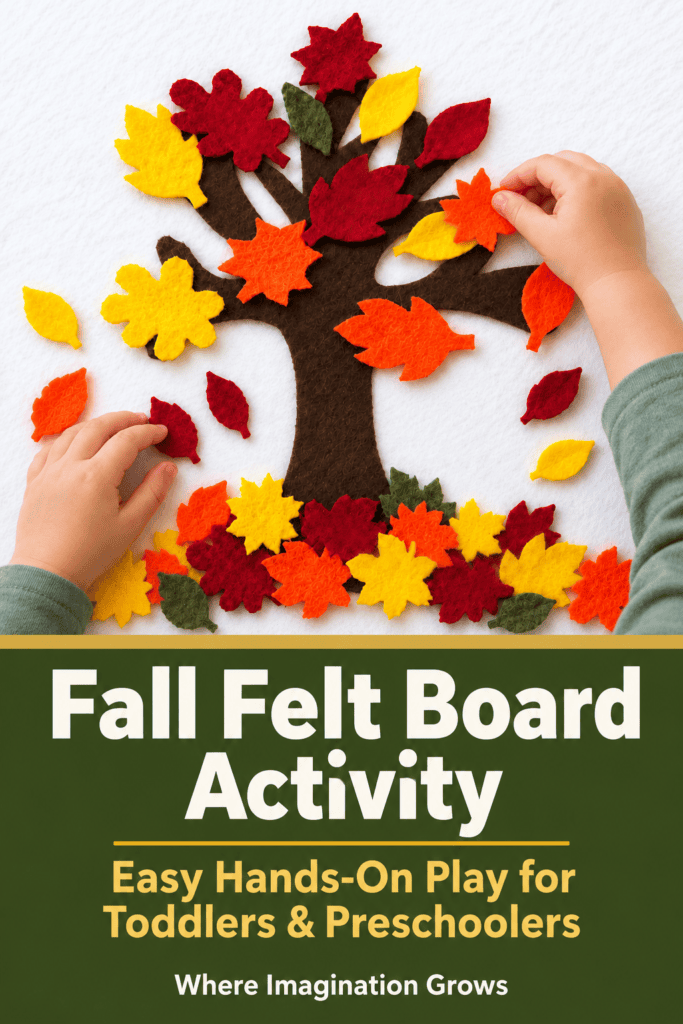 Easy Fall Felt Board Activity for Toddlers and Preschoolers