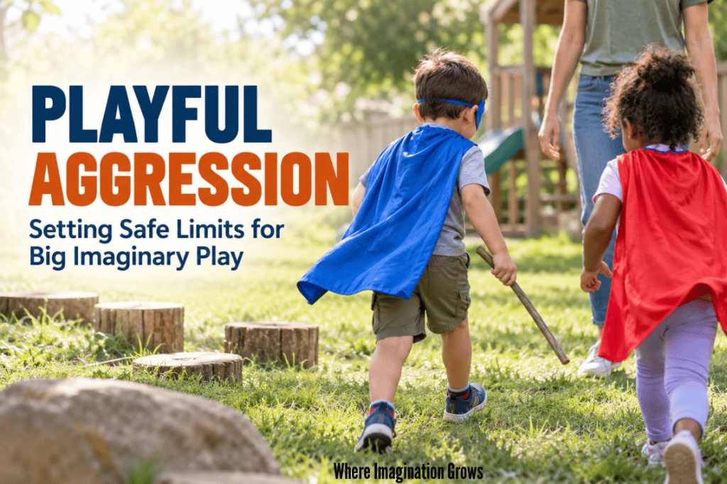 Playful Aggression in Early Childhood: How to Handle Rough Play, Sticks, and Pretend Weapons