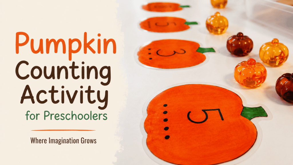 Pumpkin Counting Activity for Preschoolers