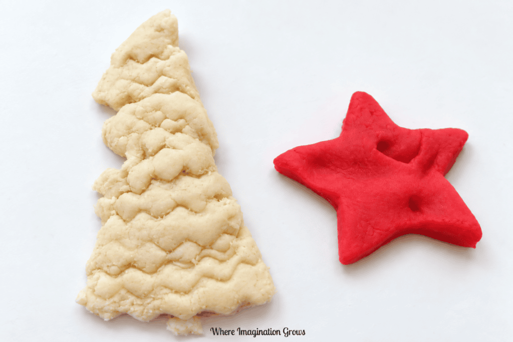Easy Candy Cane Playdough Recipe for Christmas Sensory Play