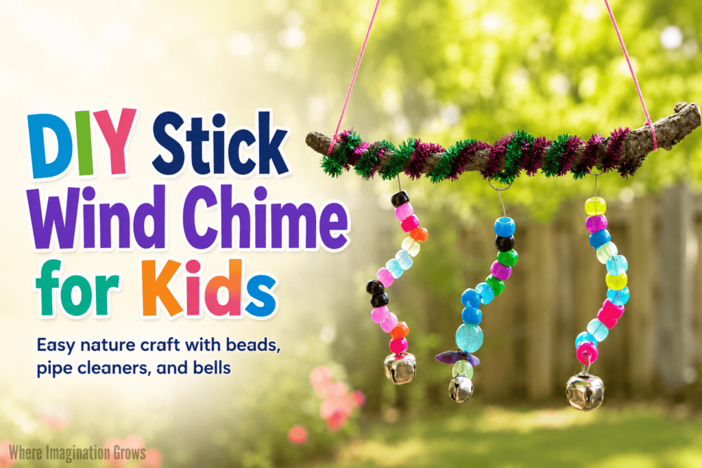 DIY Stick Wind Chime for Kids: Easy Nature Craft