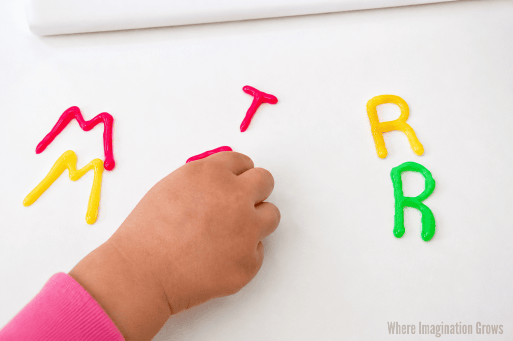 DIY Letter matching Game