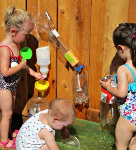 DIY Water Wall! Summer water play for kids