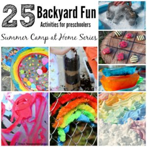 Summer Backyard Fun for Preschoolers