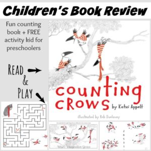 Children's Book Review - Learn to count with Counting Crows by Kathi Appelt