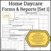 Home Daycare Forms & Reports [Set 1]