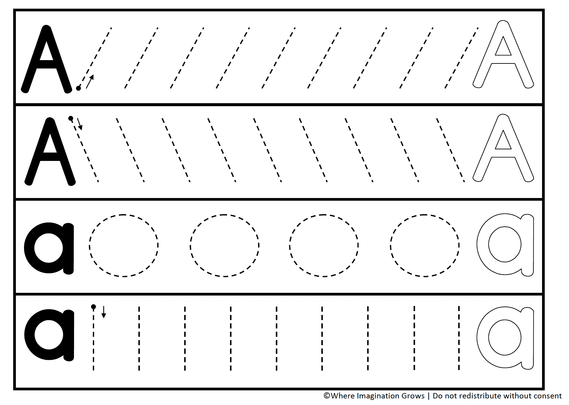 Prewriting Letter Practice A to Z | Alphabet Tracing - Image 2