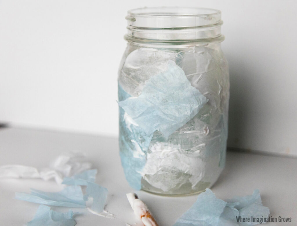 Mason Jar Christmas Tree Luminaries - Where Imagination Grows