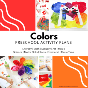 Color Themed Preschool Activity Plans