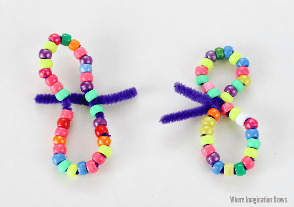 Pony Bead Butterfly Craft for Kids!