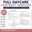 Home daycare contract and Handbook