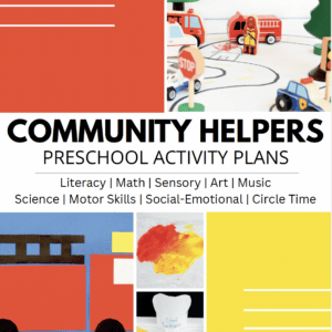 Community Helpers Preschool Activity Plans