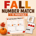 Fall Number Worksheets
