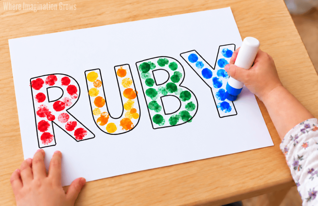 Preschool Letter Recognition Activity with Dot Markers
